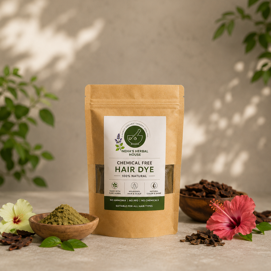Chemical Free Hair Dye